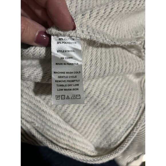 TOO COOL RESORT WEAR Pet Adopt Striped Beach French Terry Hoodie Sweatshirt XL - Picture 10 of 11